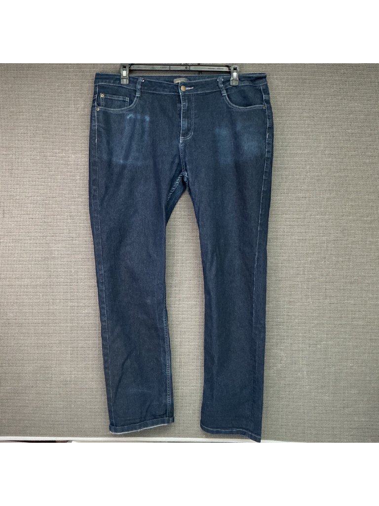 Apparel Collection Men's Straight-Leg Stretch Denim Jeans 40r Dark Wash